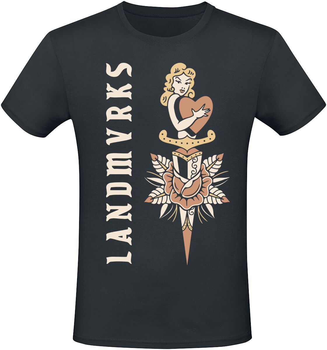Dagger Rainfall | Landmvrks T-Shirt Manches courtes