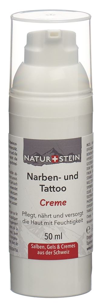 NATURSTEIN Narben- und Tattoo Creme Creme Disp 50 ml