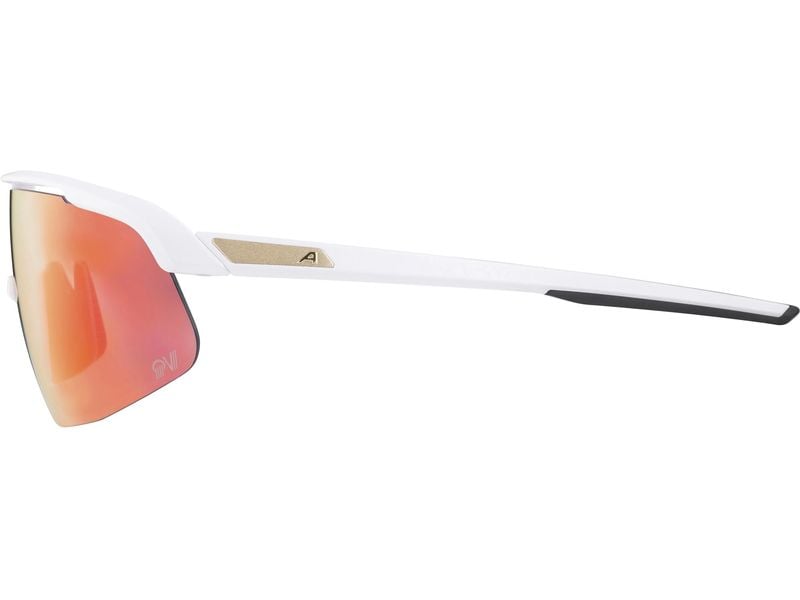 alpina Sportbrille Turbo Pro S QV - Weiss matt Velobrille Cat. 1-3