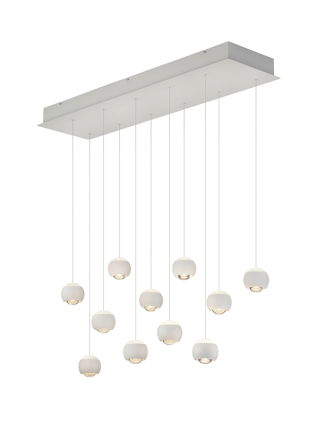 Musterring LED Balkenpendel MR CANNON 11-flg weiß