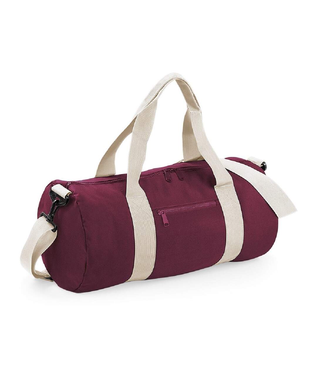 Sac de voyage toile - 20 L - Varsity Barrel Bag - BG140 - rouge bordeau