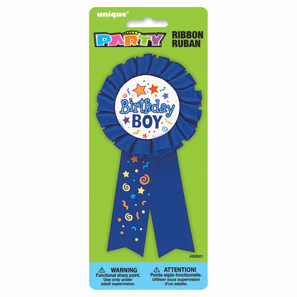 Rozet Birthday Boy 14cm