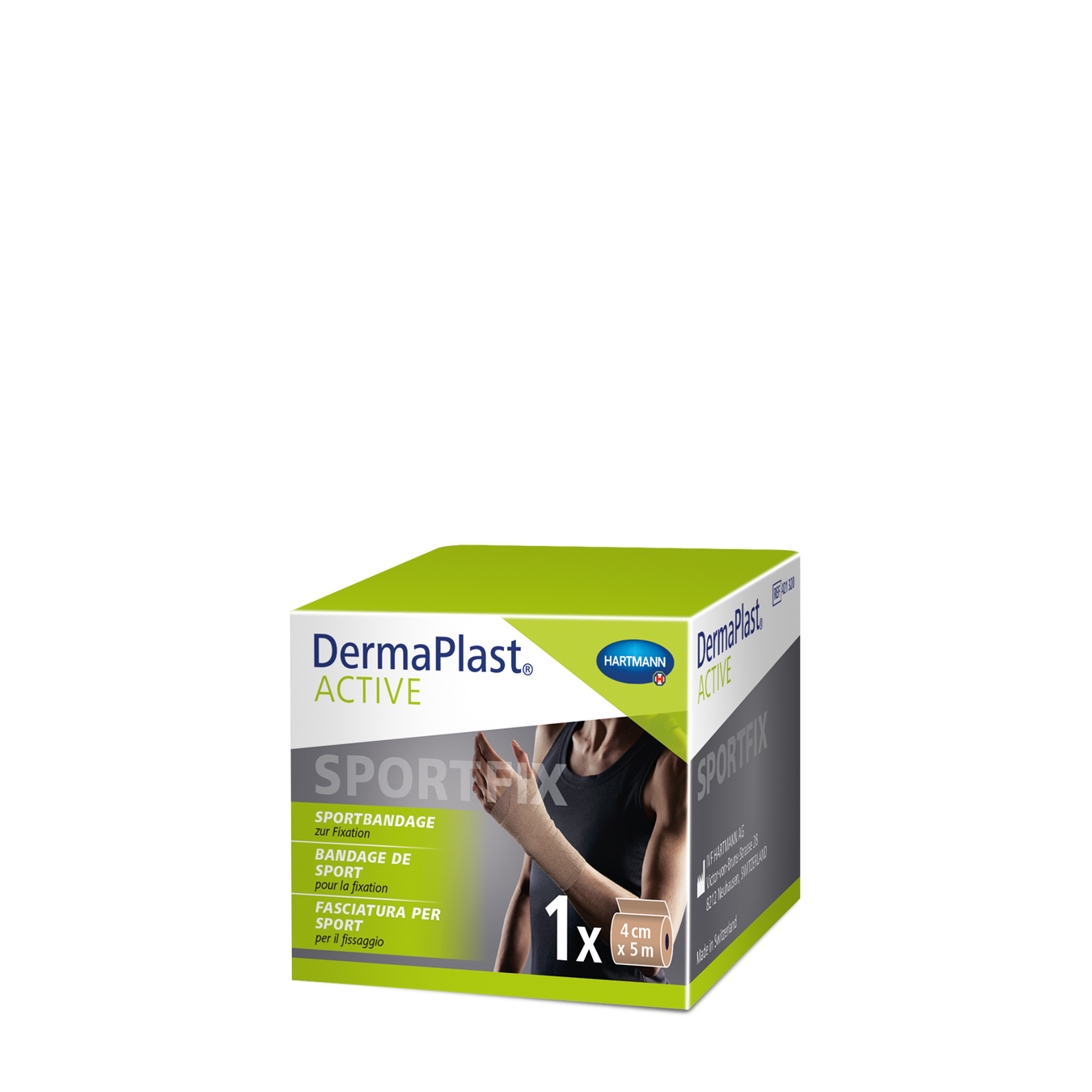 DERMAPLAST Active Sportbandage 4cmx5m 1 Stk