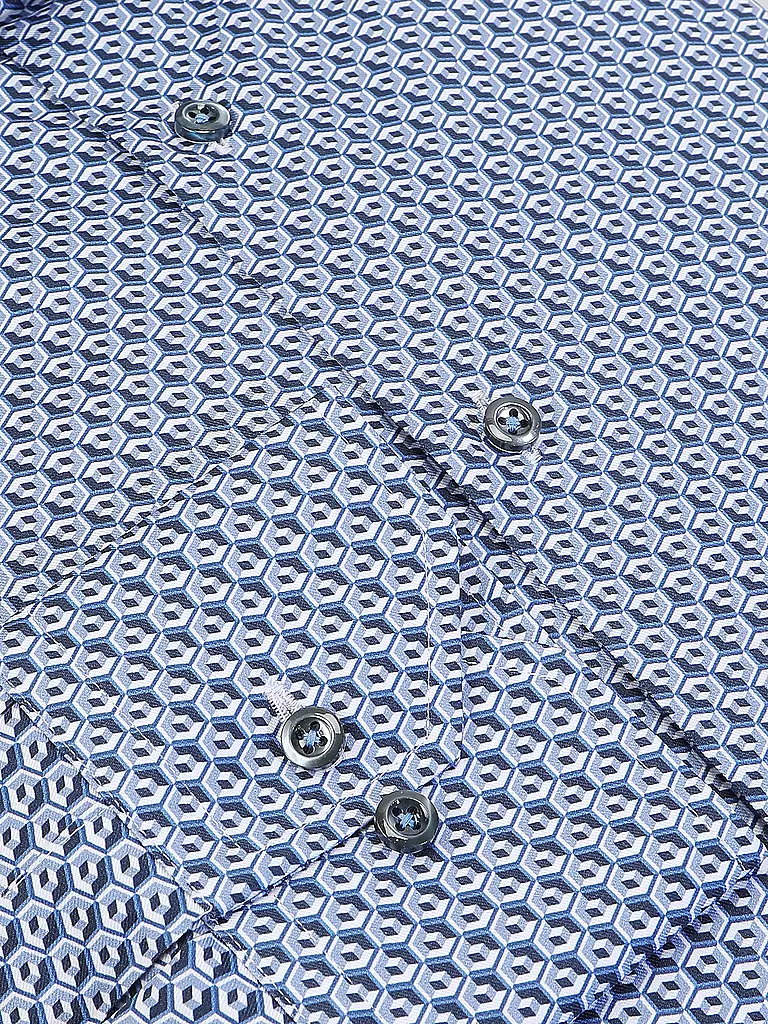 STENSTRÖMS Hemd Fitted Body blau