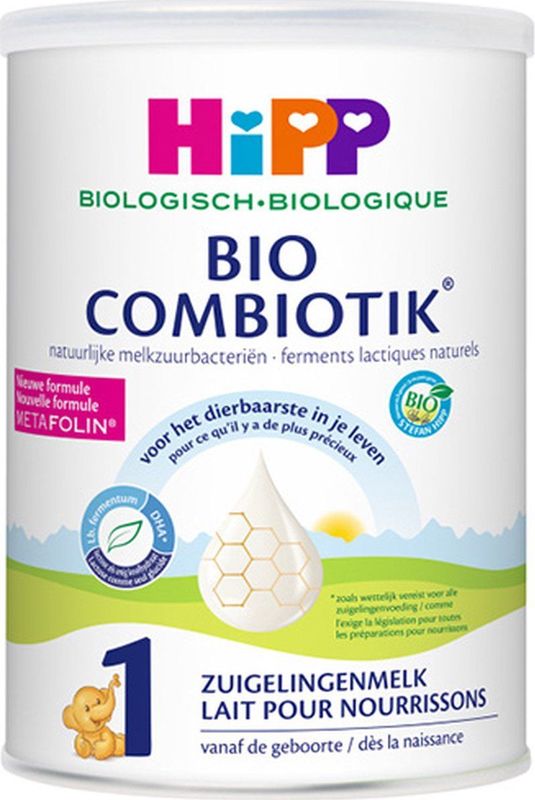 HIPP - Combiotik Zuigelingenmelk Bio - 1 L - Magere Melk - Natuurlijke Ingrediënten