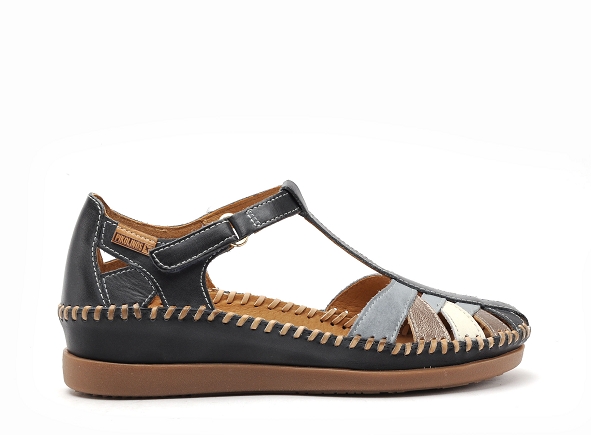 Pikolinos nu pieds plats femme 0705 bleu