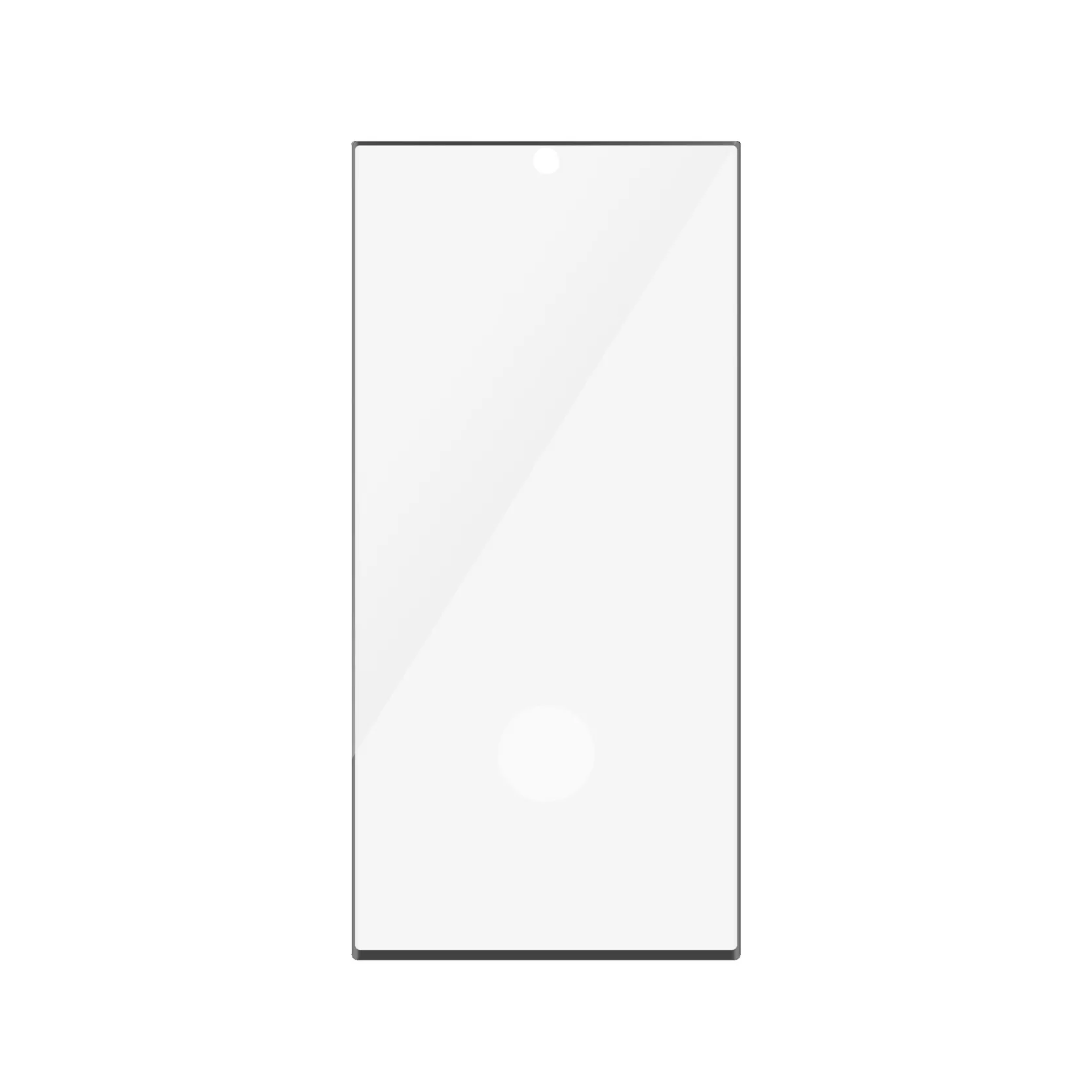 Samsung Galaxy S24 Ultra Antibakterielles Ultra Wide Fit Panzer Glas Displayschutz Case Friendly  mit Montagerahmen (7352)