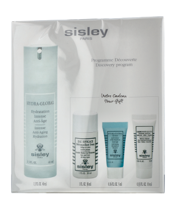 Sisley Gezichtsverzorging Set mit Hydra-Global Hydratation Intense Anti-Age 40ml-5ml-30ml-10ml