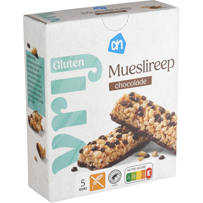 AH Glutenvrij Mueslireep chocolade