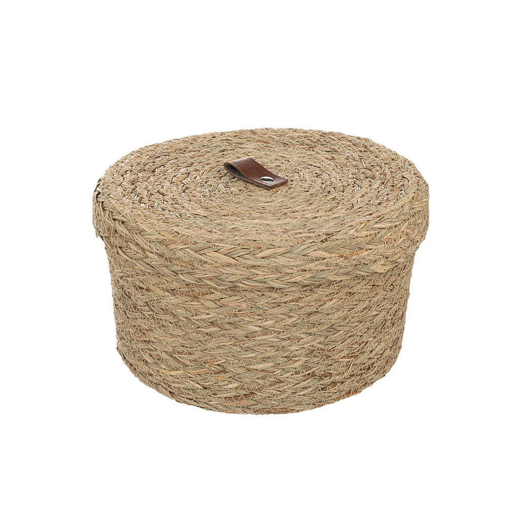 Boite de rangement ARIANNA beige 23x12.5x23cm