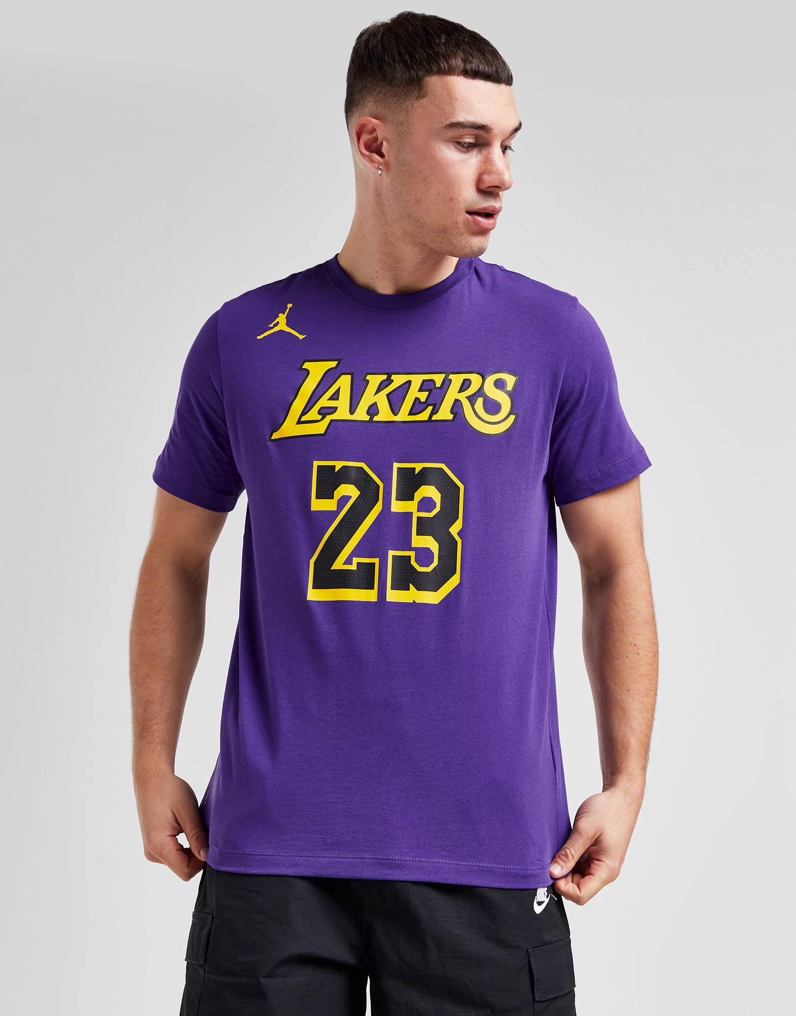 Jordan T-shirt NBA LA Lakers James #23 Statement Homme