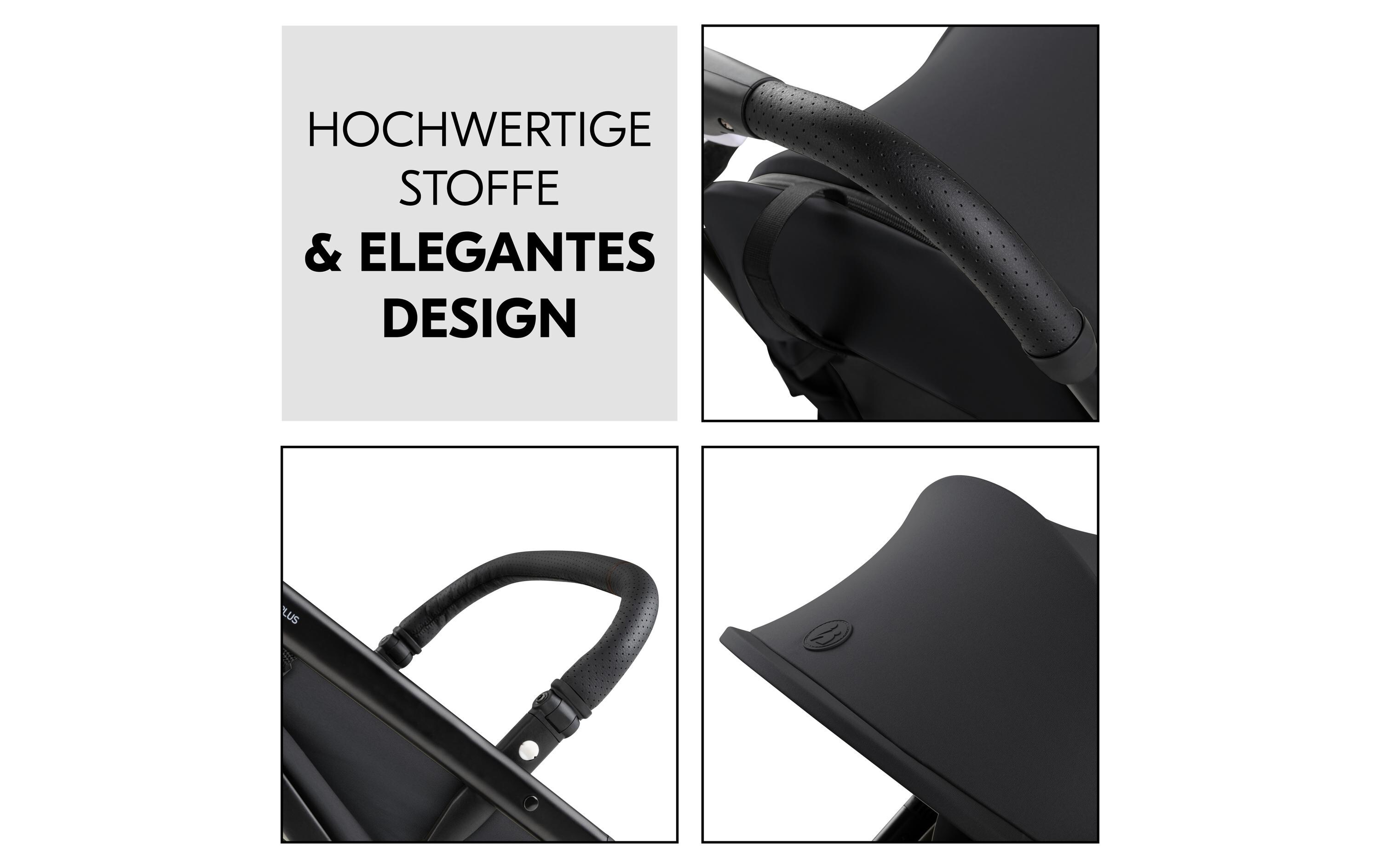 Buggy Travel N Care Plus Schwarz<br>Kompakter Kinderwagen mit falt- und tragbarem Buggy