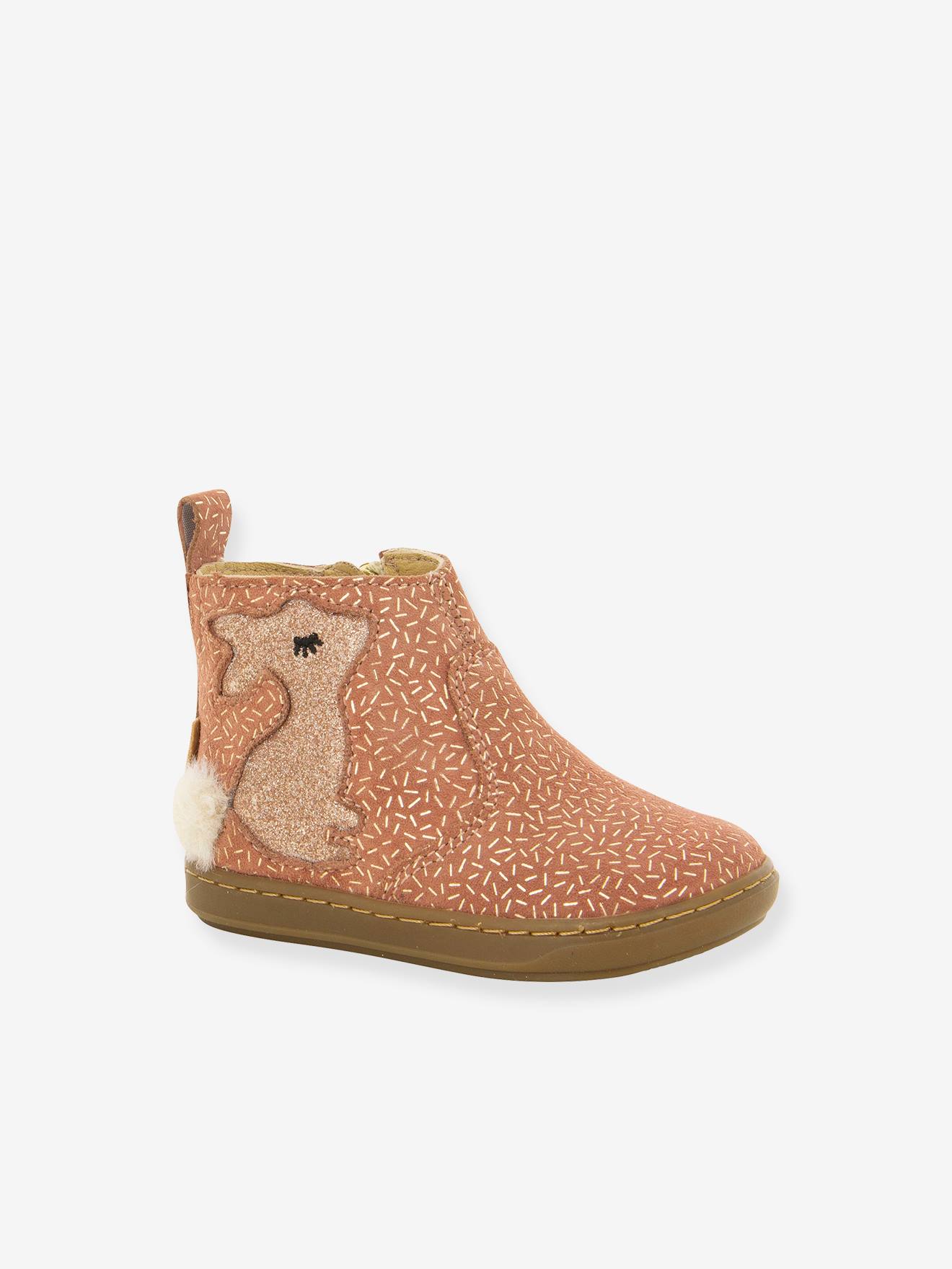 Sapatinhos de bebê Bouba Pimpin SHOO POM® azul marinho