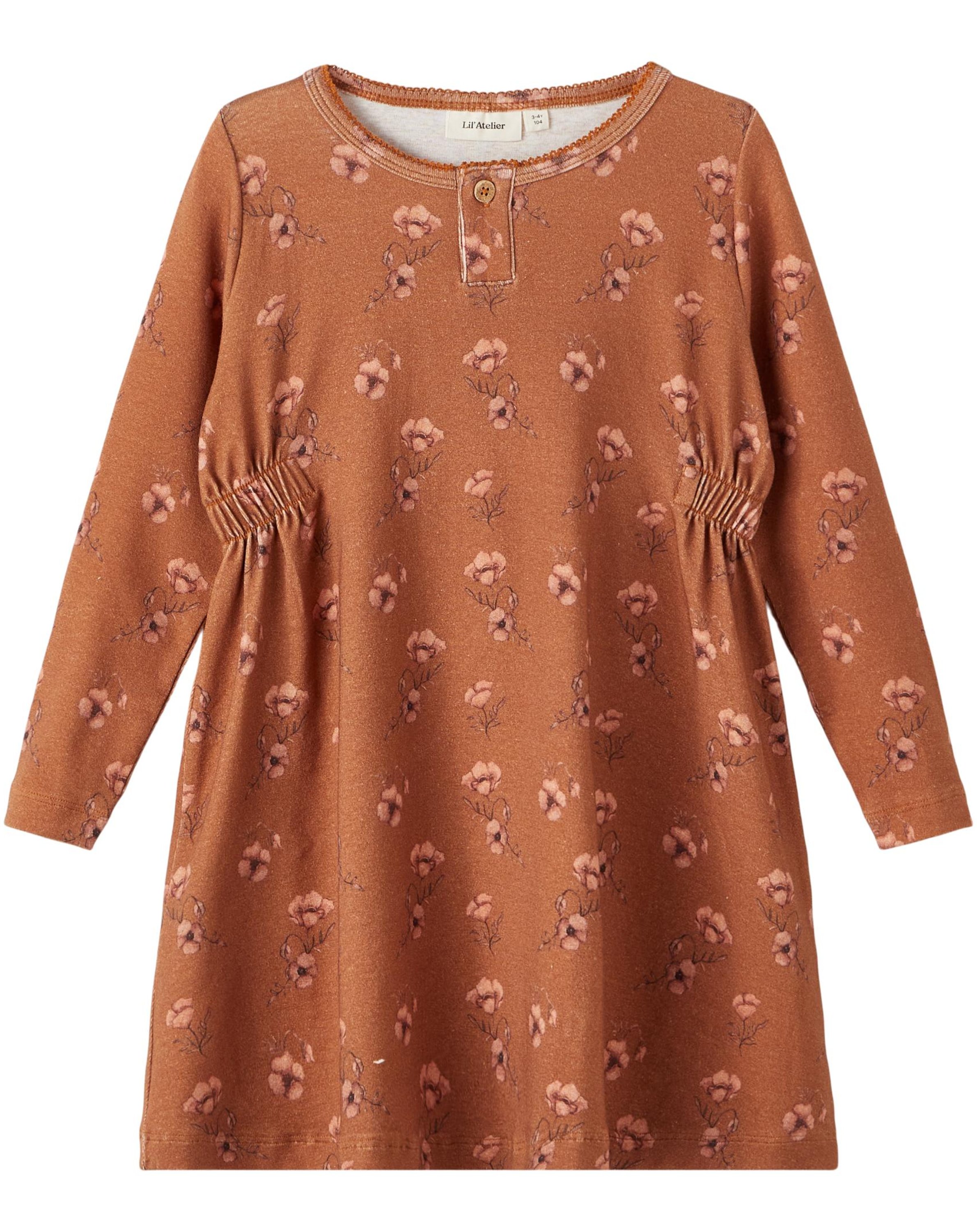 Langarmkleid NMFGAYA in bran