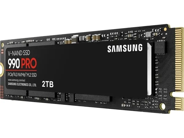 Samsung 990 PRO MZ-V9P2T0BW - SSD - krypteret - 2 TB - intern - M.2 2280 - PCIe 4.0 x4 (NVMe) - 256-bit AES - TCG Opal Encryption 2.0