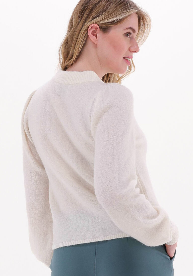 NEO NOIR gebroken wit neo noir trui maddy knit blouse