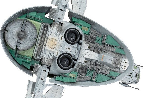 Revell - Star Wars - Boba Fetts Starship - 1:88 - Level 3 - 06785