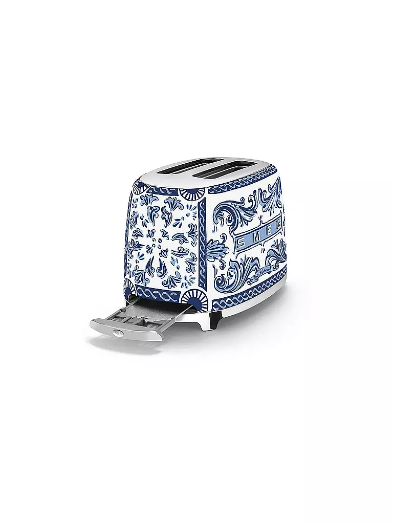SMEG Toaster 2 Scheiben Dolce & Gabbana TSF01DGBEU Blu Mediterraeo blau