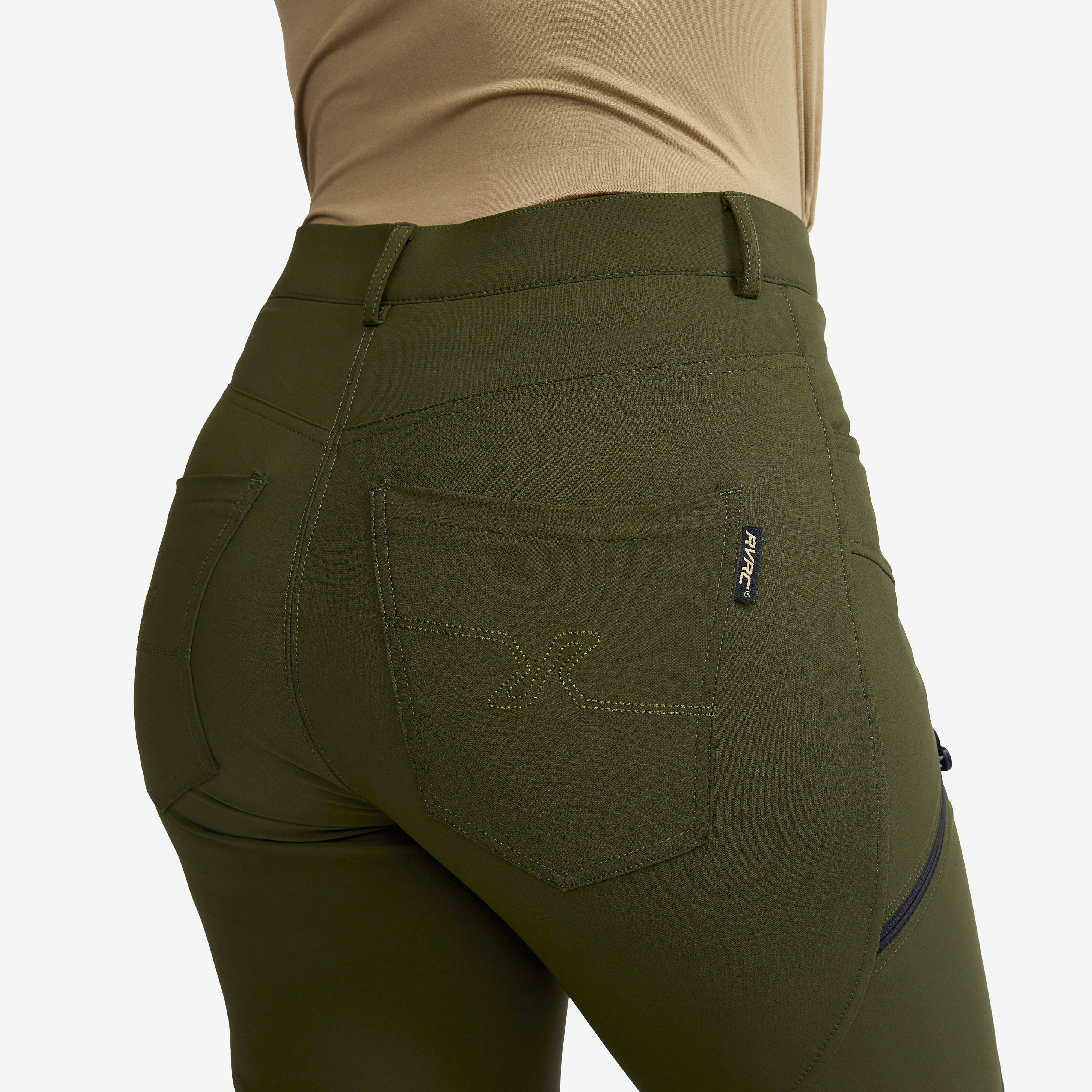 Bouncer Highwaist Jeans Dame Forest Night