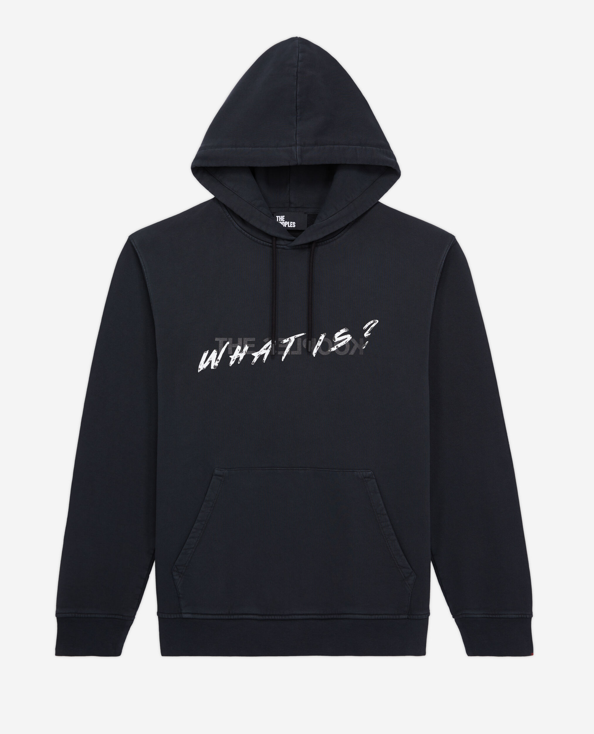 Sweatshirt à capuche What is noir