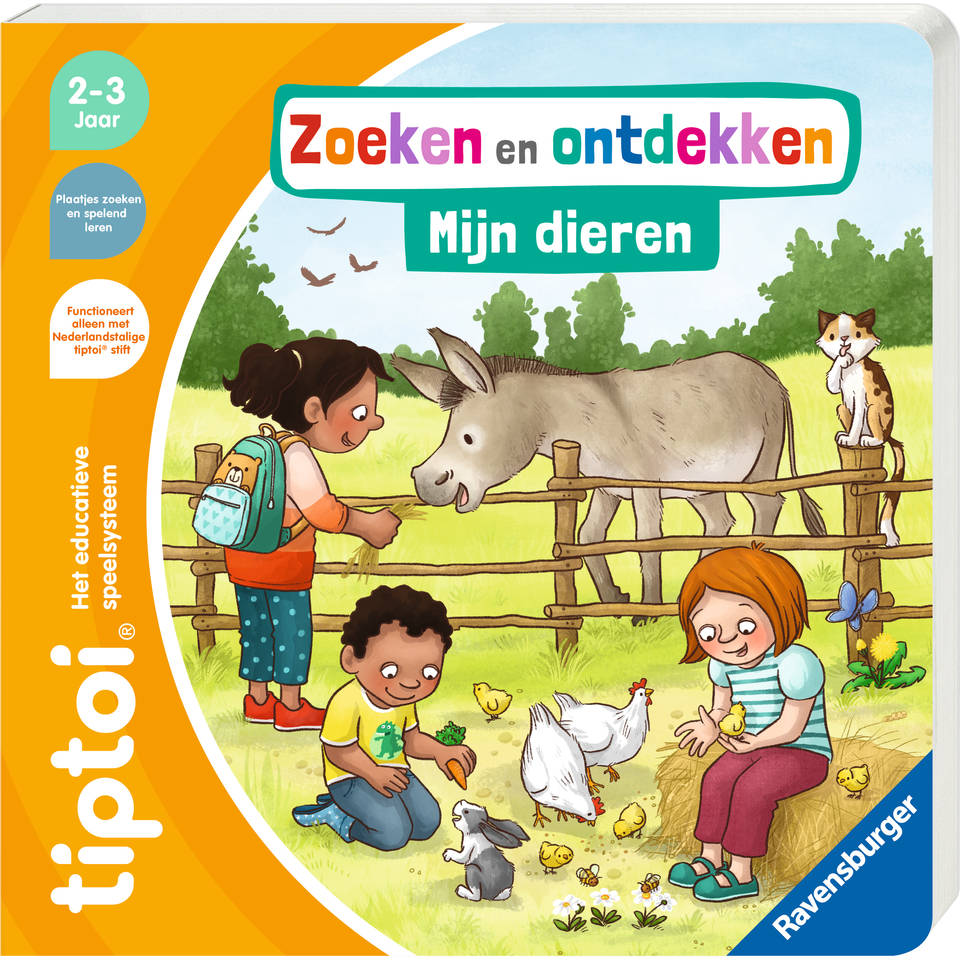 Tiptoi zoeken en ontdekken mijn dieren spel
