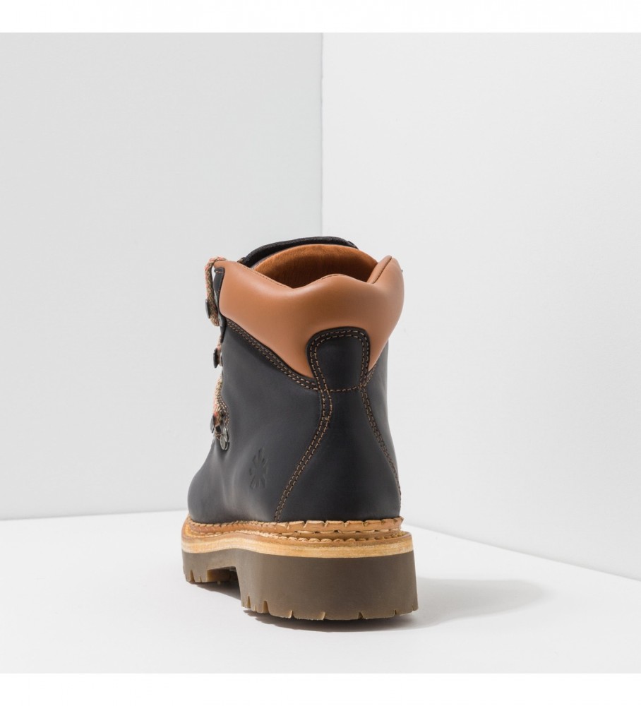 Botas Art Air Alpine 0903 em couro preto