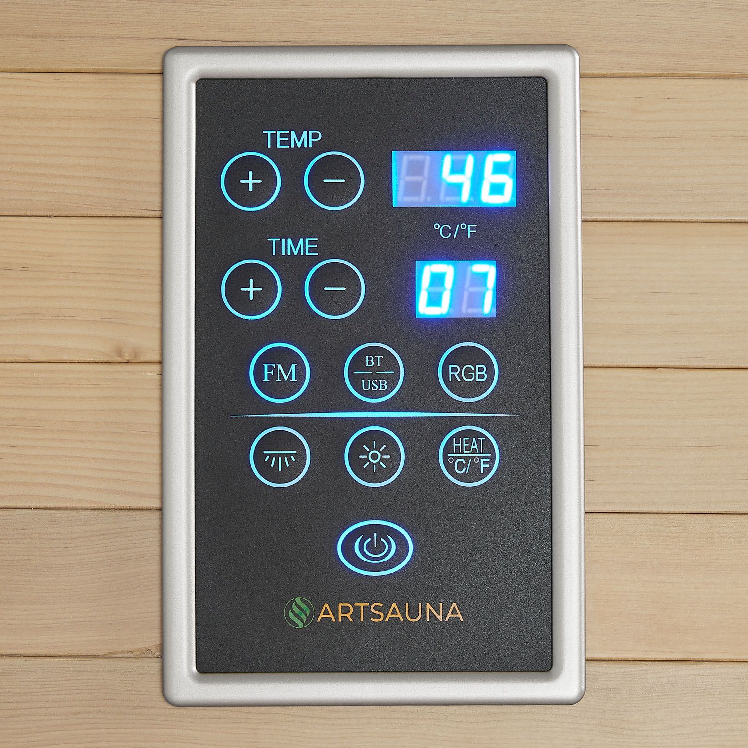 Artsauna Infrarotkabine Kiruna150 Dual Technologie – 8 Vollspektrumstrahler & 1 Flächenstrahler
