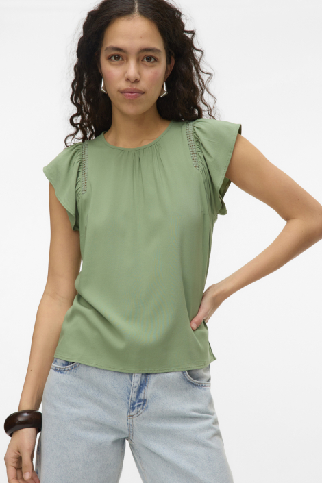 Vero Moda groene dames t-shirt