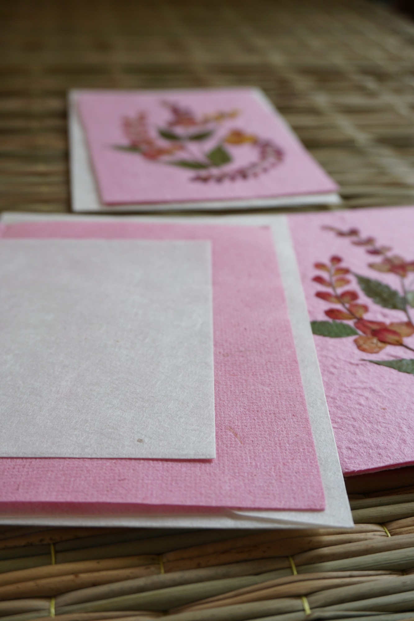 Grußkarte 'Blume', rosa, T 17,5 cm, B 12 cm günstig bestellen