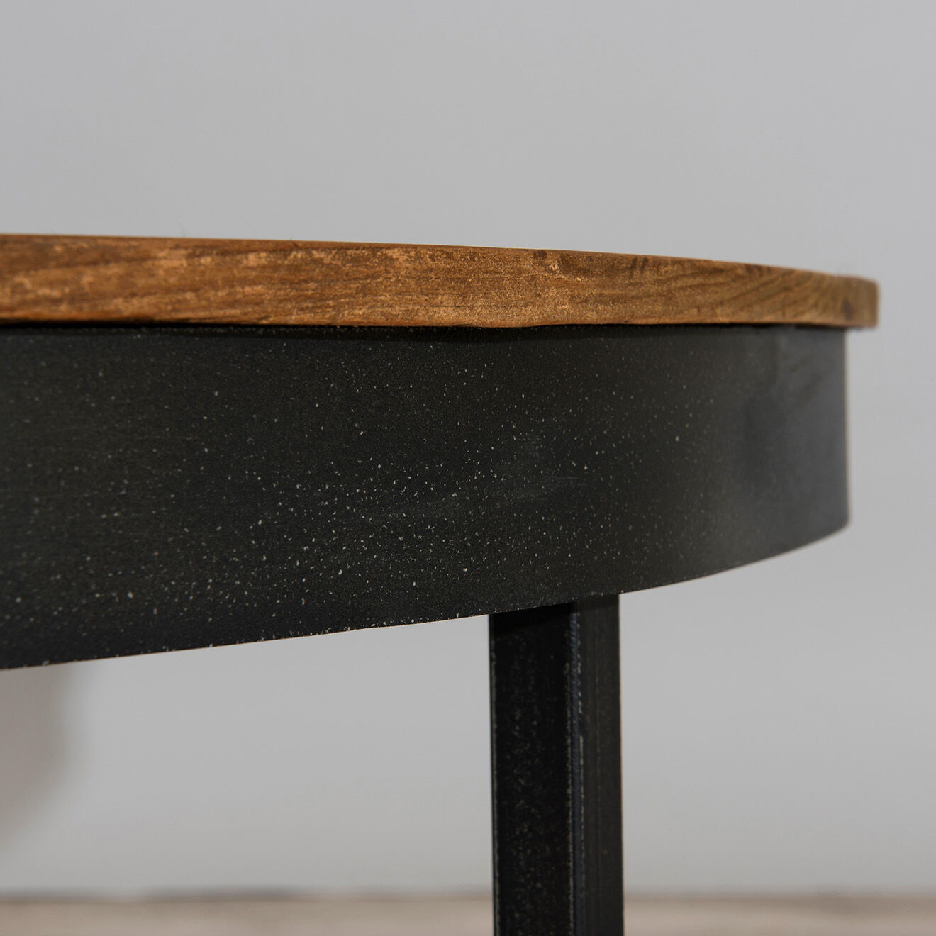 Macabane Table basse Léa marron - D.90xH.35 cm