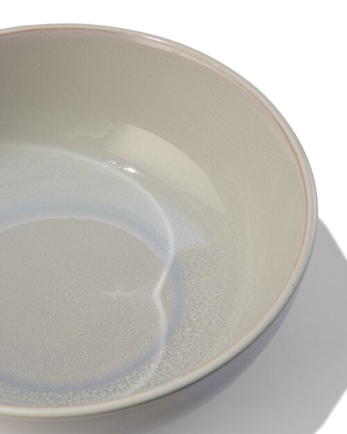 bol 16 cm - Helsinki - émail réactif - gris clair