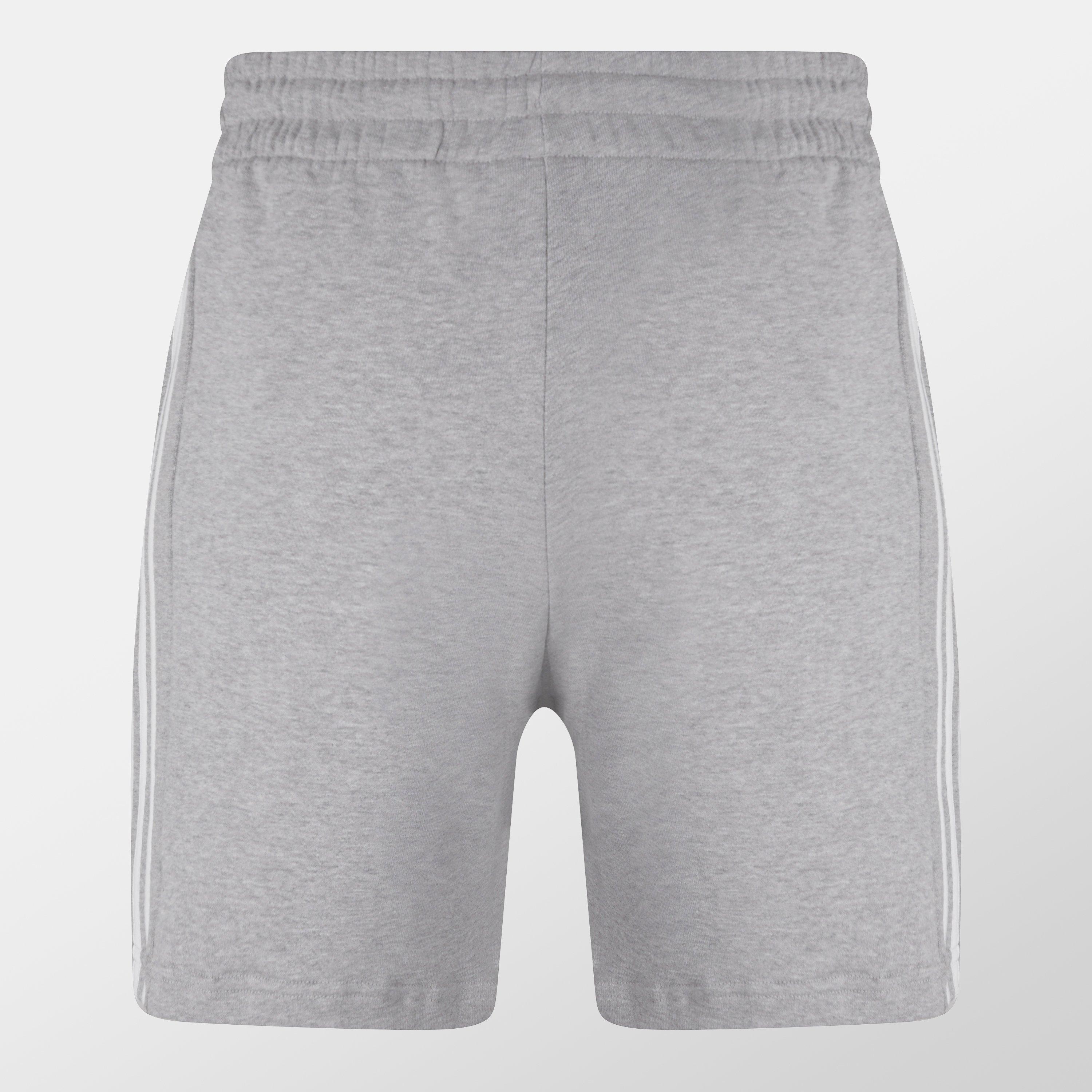 adidas Essentials 3 Stripe Fleece Shorts Mens