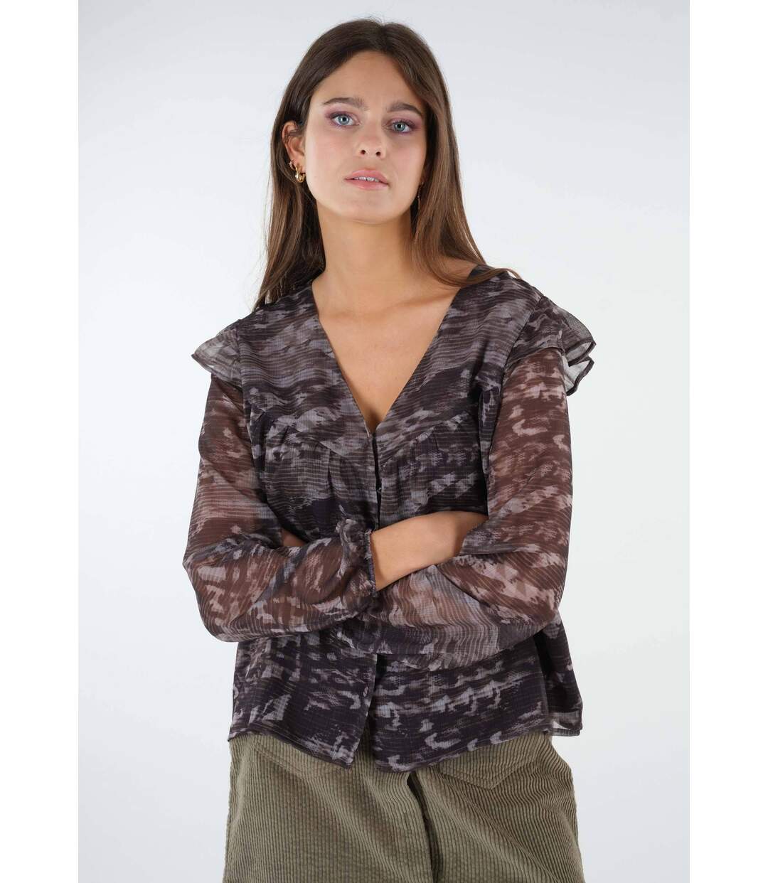 Blouse imprimé jungle HUA