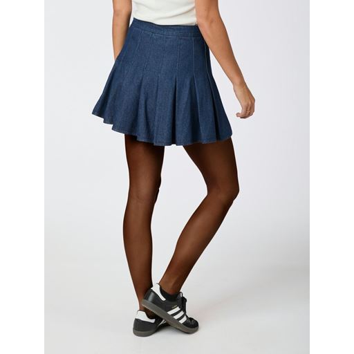 Neo Noir Laurina Denim Nederdel, Dark Blue, 36
