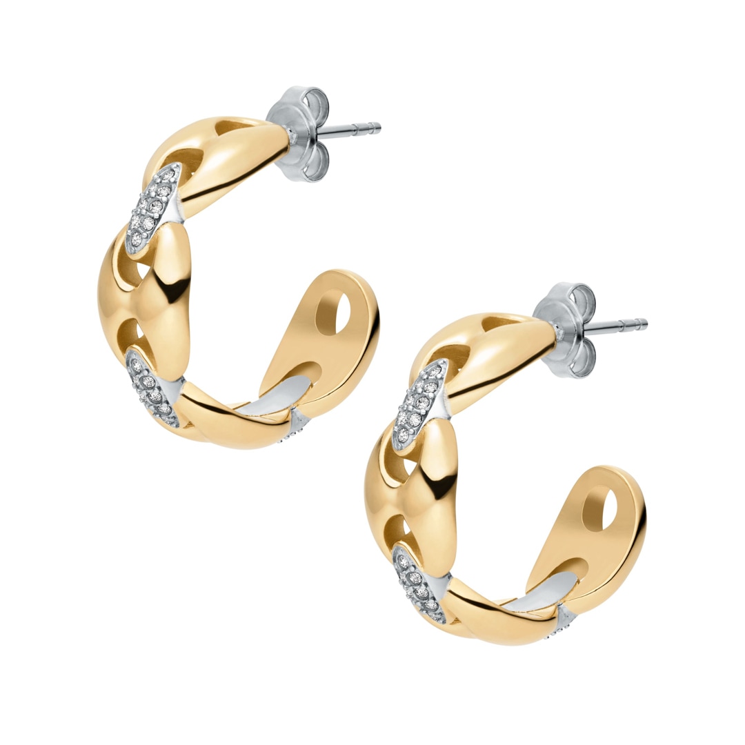 Fossil Heritage Creolen-Ohrringe D-Link Glitz