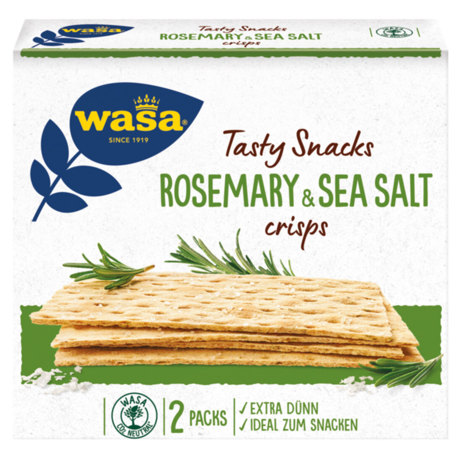 Wasa Delicate Crisp Rosmarin & Meersalz