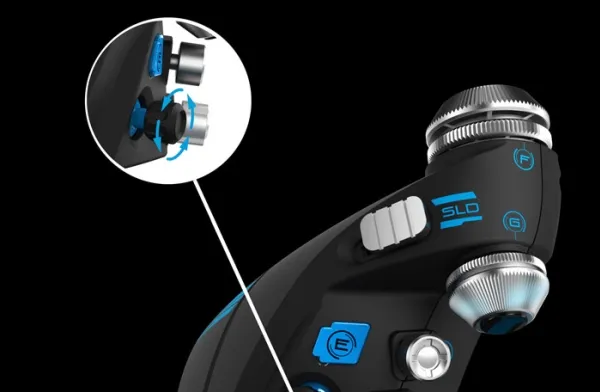 LOGITECH G Saitek Pro Flight X56 Rhino - Joystick og speeder - kabling - for PC