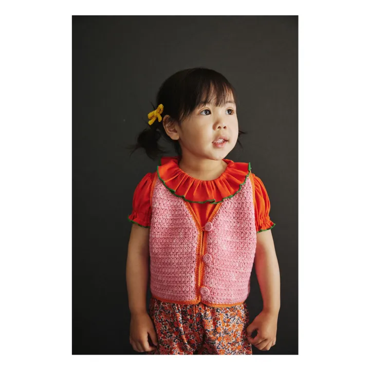 Misha & Puff Gilet Sans Manches Vineyard | Rose