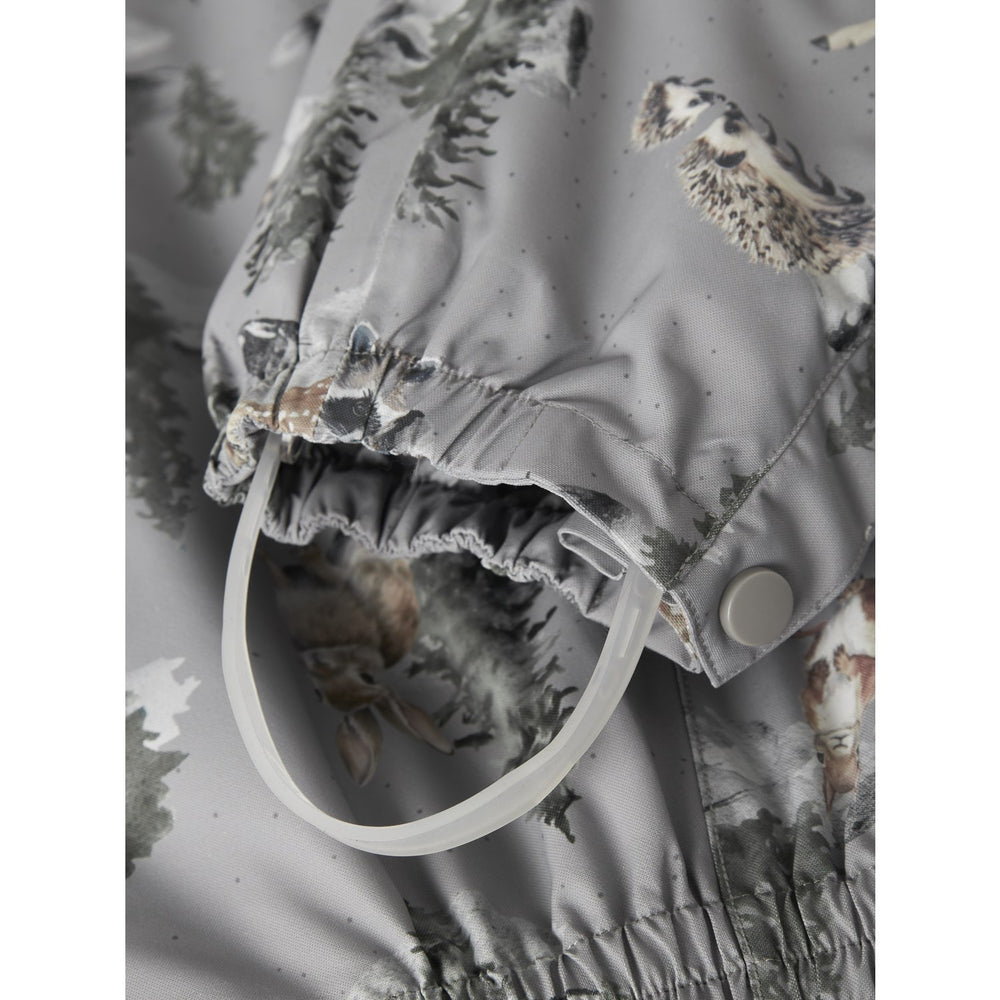 Køb Name It Ultimate Grey Woodland Nmnsnow10 Dragt Aop Fo
