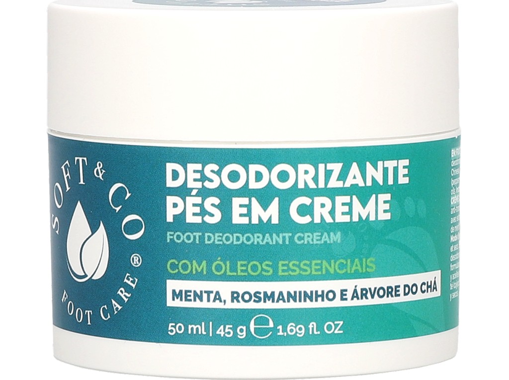 DESODORIZANTE PÉS SOFT&CO CREME 50ML