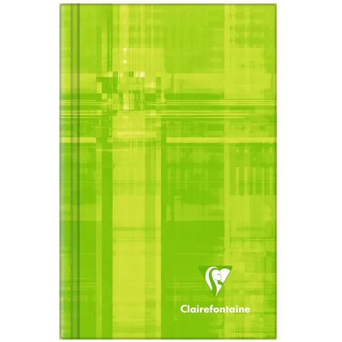 Carnet brochure rembordée rigide 7,5 x 12 cm 96 feuilles petits carreaux couleur aléatoire