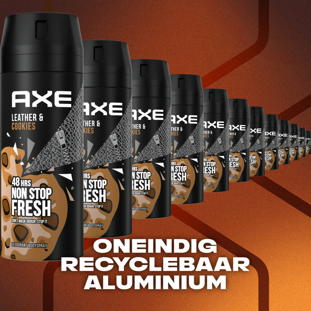 Axe Deodorant Bodyspray Collision Leer en Koekjes150 ml
