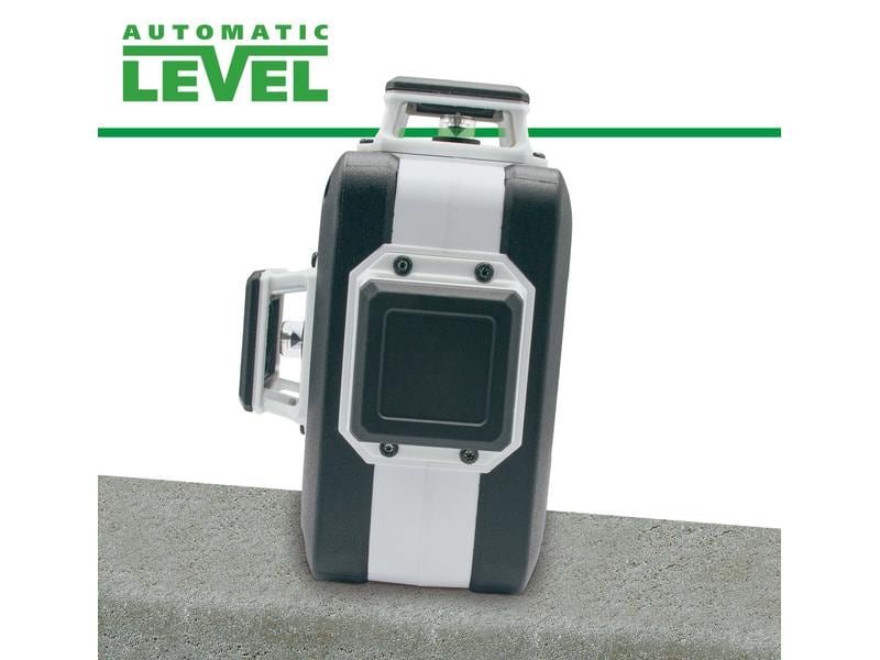 Laserliner Kreuzlinien-Laser CompactPlane 3G Set 150 30 m Dreidimensionaler grüner Laser mit einem horizontalen und zwei vertikalen 360°- Laserkreisen, Kompaktstativ 150 cm sowie Digital Connection-Schnittstelle