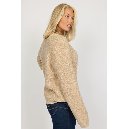 2-Biz Liw Cardigan, Sand, M