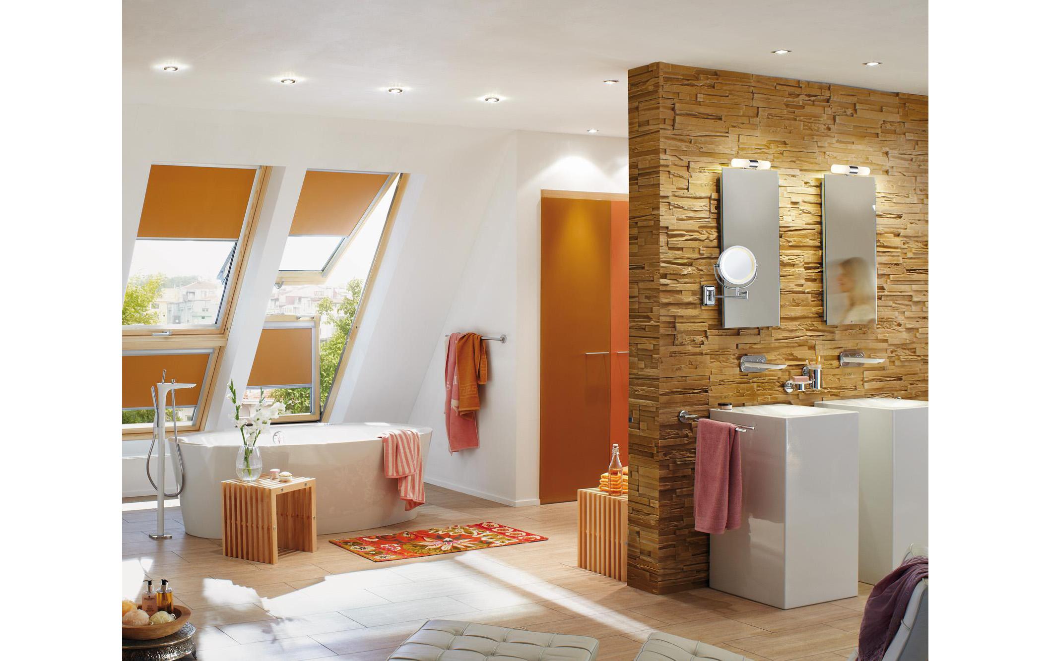 Badezimmerleuchte LENIA, 2x E14Wandleuchte für das Badezimmer