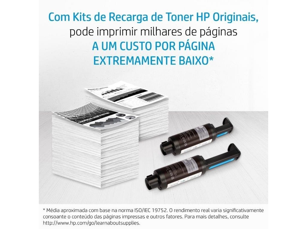 KIT 2 RECARGAS TONER HP NEVERSTOP LASER ORIGI 143AD PR
