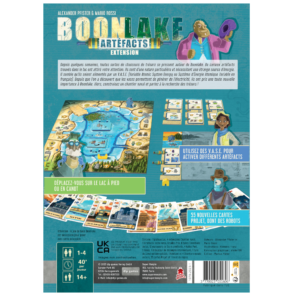 Boonlake - Artéfacts