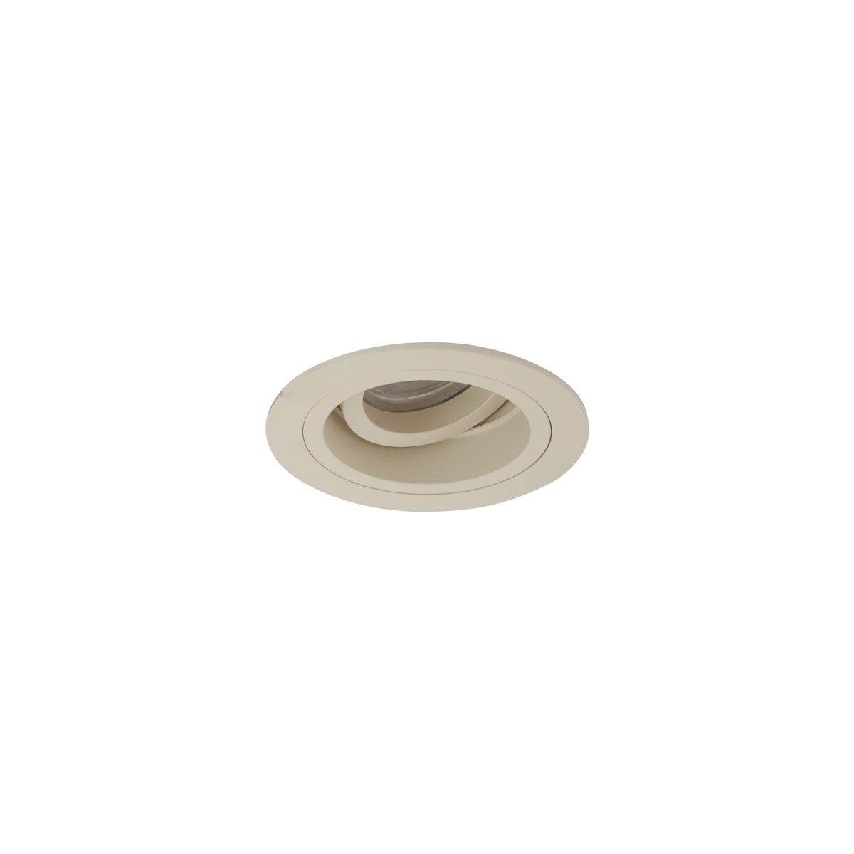 Set van 6 Moderne inbouwspot beige GU10 50mm draai- en kantelbaar - Chuck