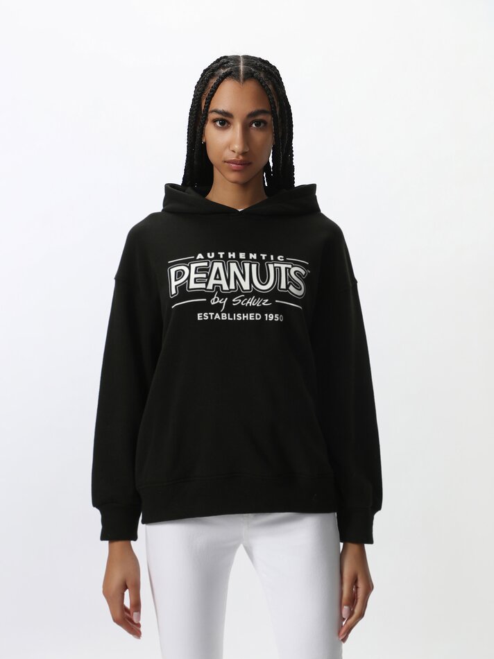 Moletom com capuz Snoopy Peanuts™ - Preto