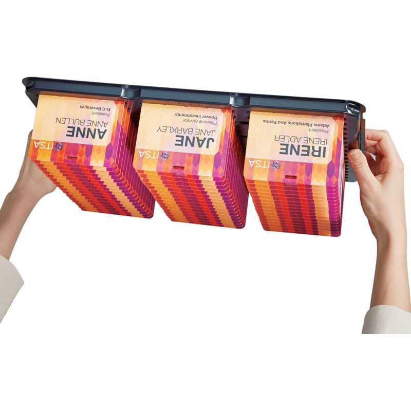 Boîte de rangement Avery pour 100 badges standards